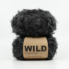 fluffy fur yarn gray