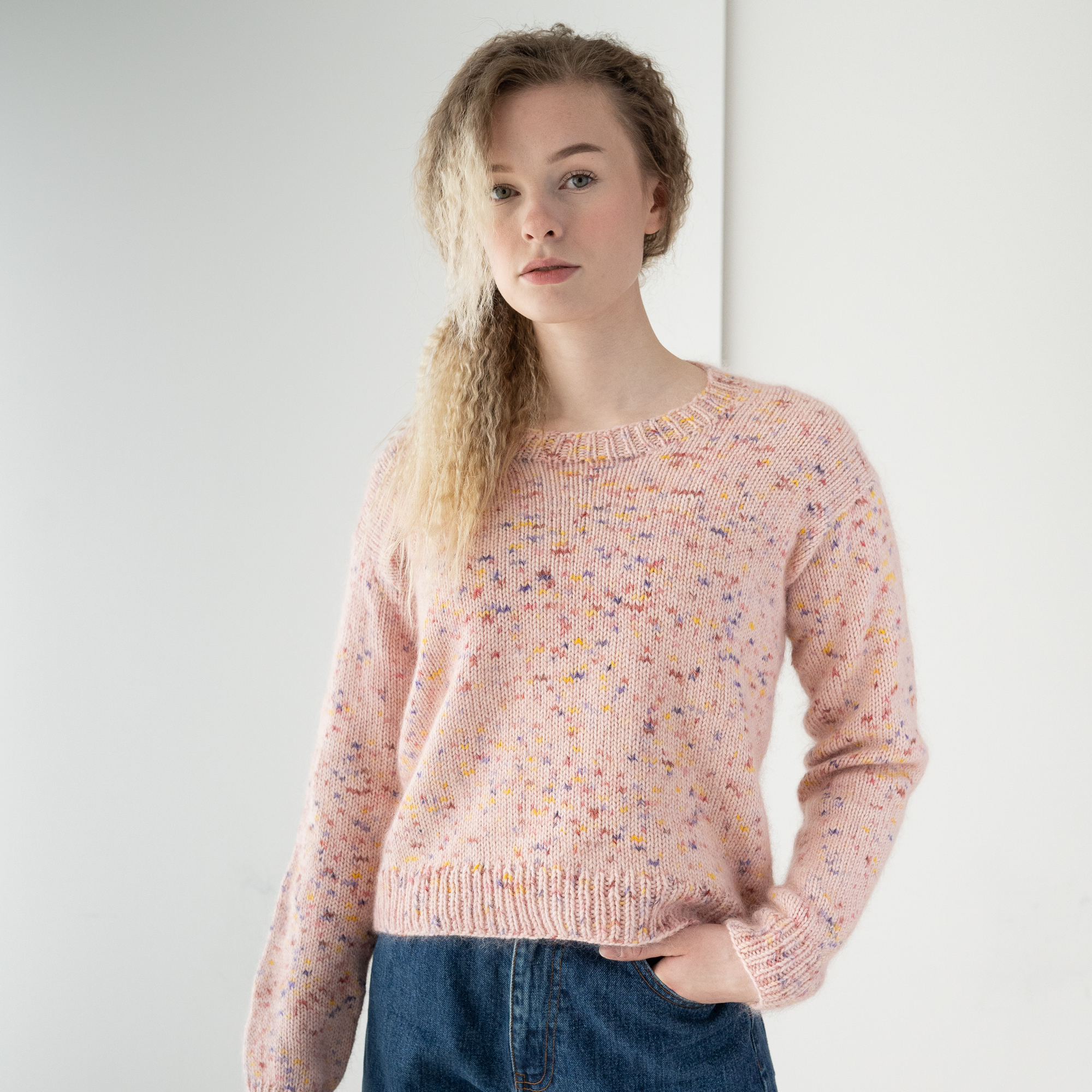 84899-Daydreamer-sweater-kit - HipKnitShop Knitting pattern women's sweater