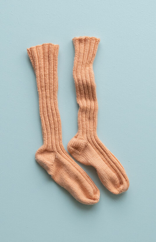 Knitting pattern wool socks women rib