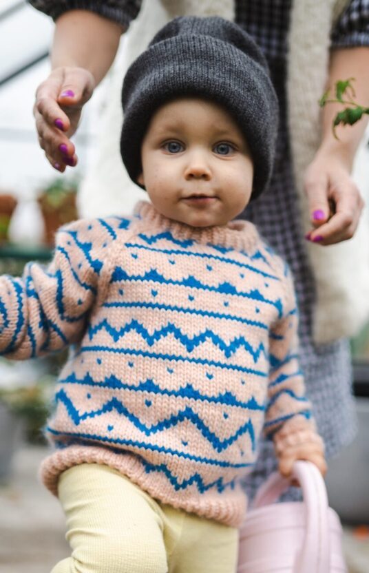 Sweater pattern children knitting pattern
