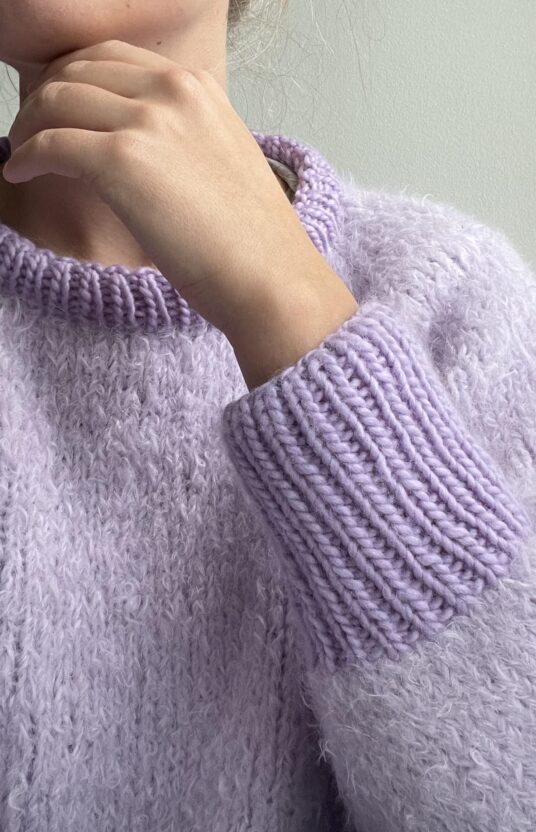 Beginner sweater knitting pattern
