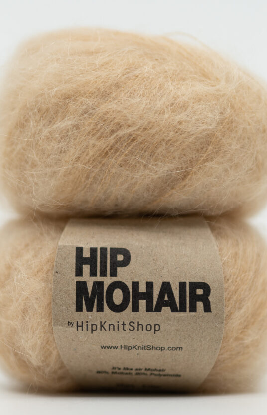 beige mohair yarn