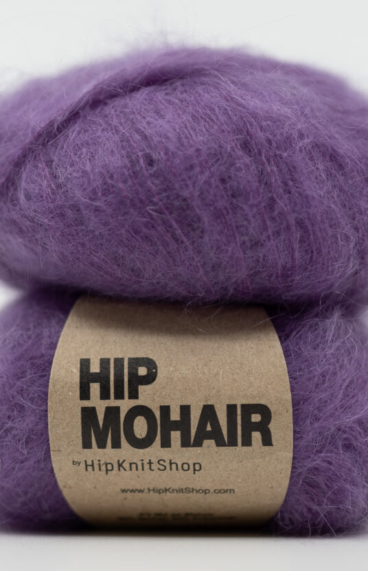 dark purple mohair