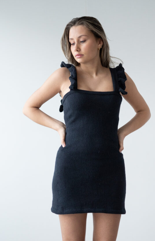 Dress cotton knitting pattern