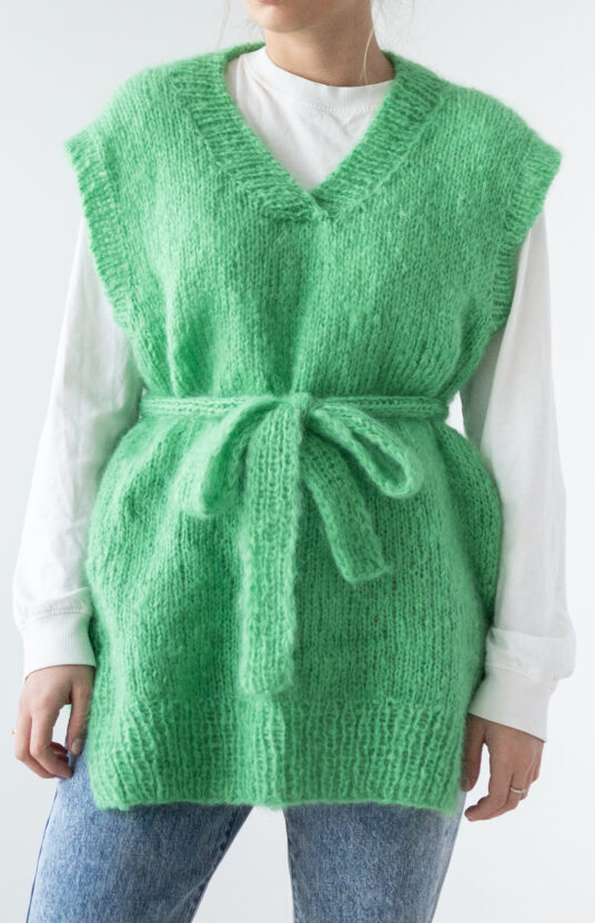 Knitted dress mohair pattern