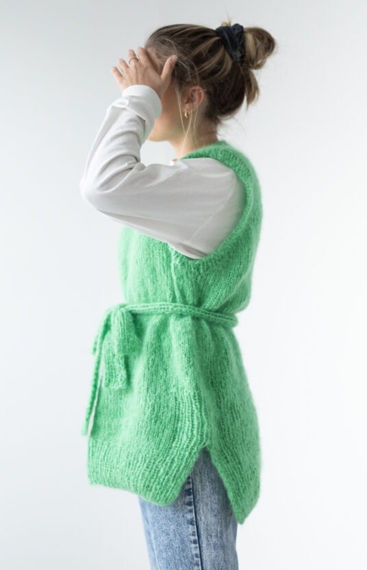 Mohair slipover knitting pattern