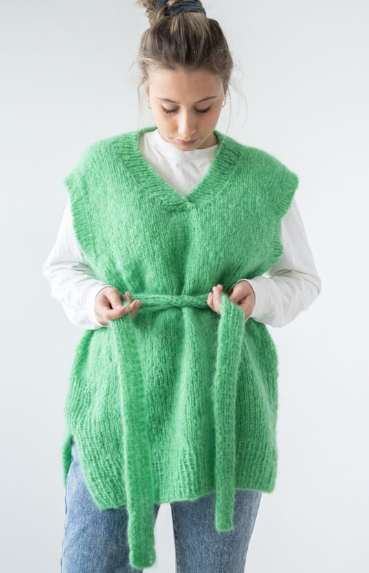 Knitted dress pattern
