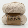Cotton yarn beige sand colored
