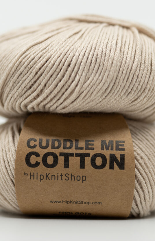 Cotton yarn beige sand colored