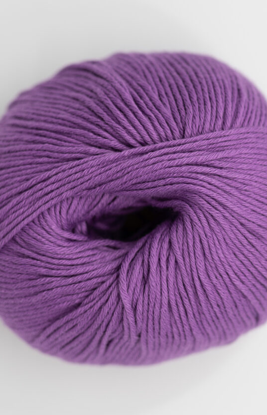 Delicious cotton yarn purple color