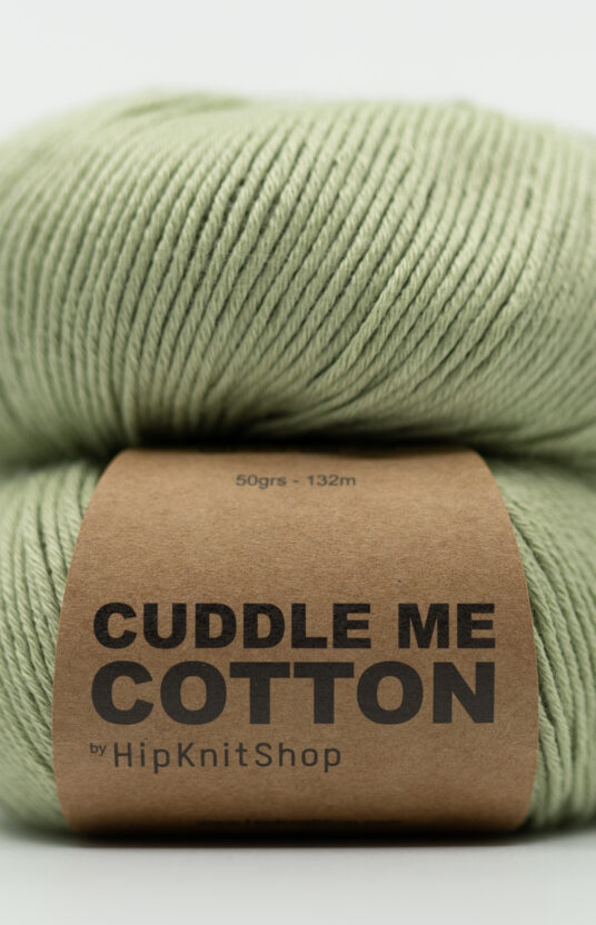 Pistachio green cotton yarn