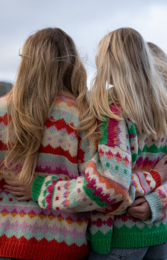 Northern Lights sweater knitting pattern