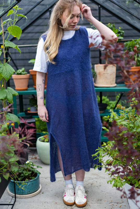 Knitting pattern dress long mohair inspiration