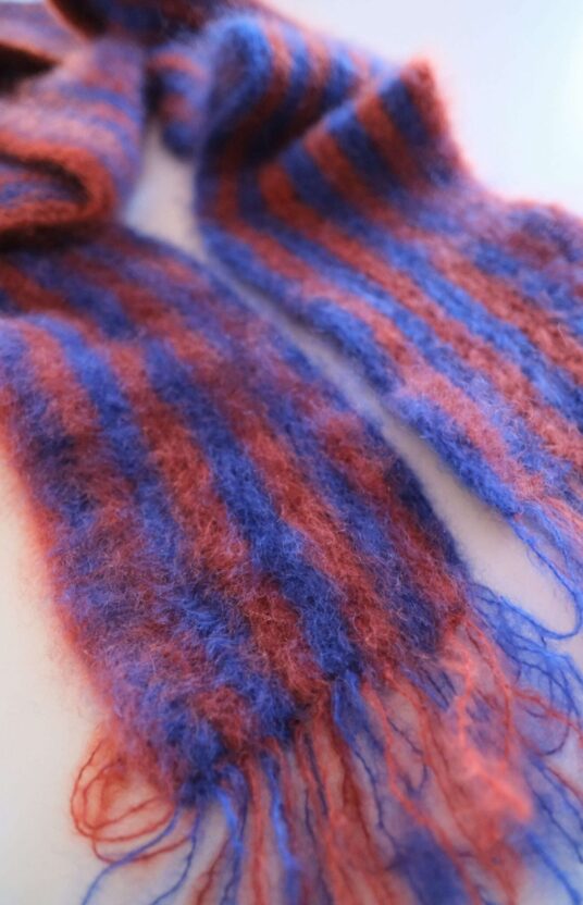 Milan scarf knitting pattern