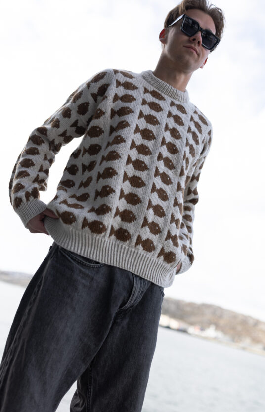 228805-Fishy-genser-herre-kit-2 - HipKnitShop Fishy sweater herre
