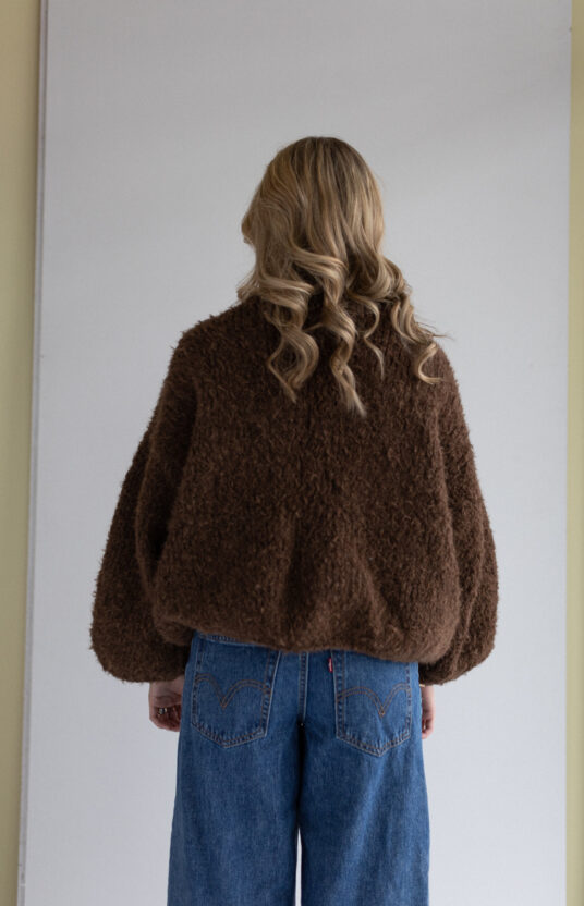 Soft and cozy oversized sweater for girl