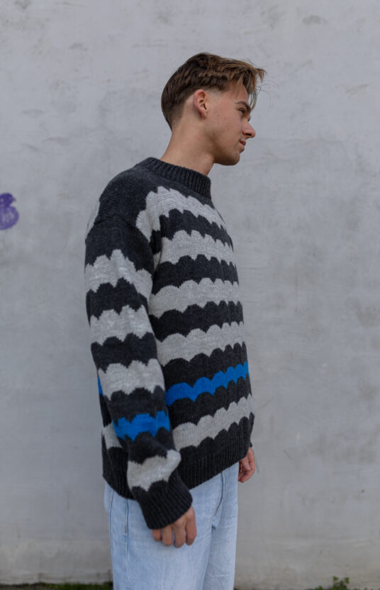 Men's merino wool sweater knitting pattern, itch-free sweater, men's knitting pattern