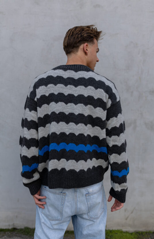 Men's merino wool sweater knitting pattern, itch-free sweater, men's knitting pattern