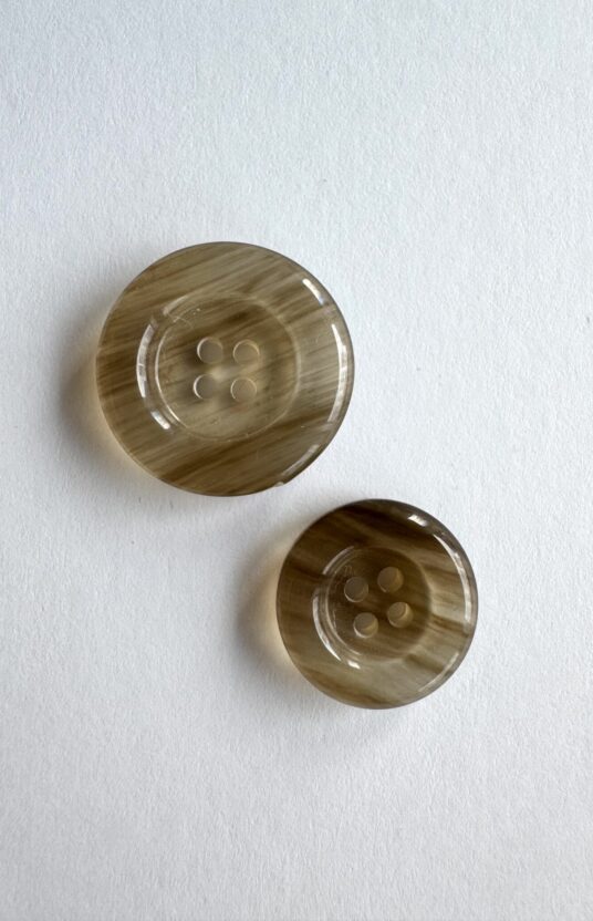 Dark glass button
