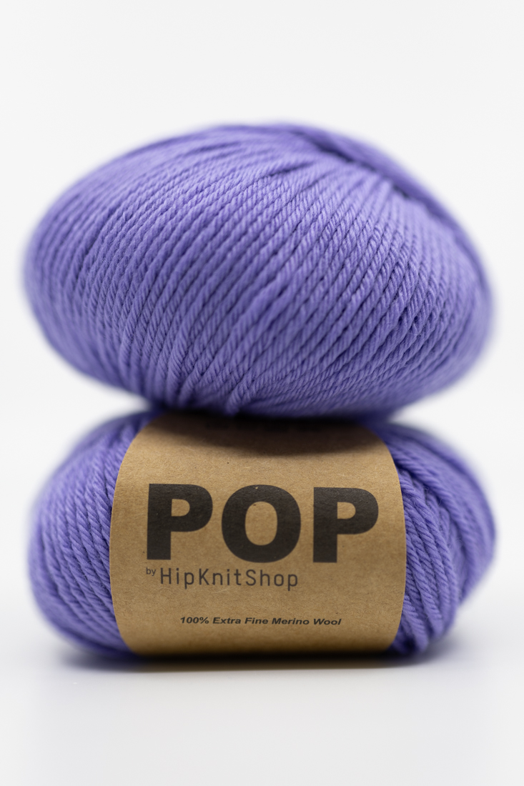 Pop Merino Purple Paradise by HipKnitShop Purple merino yarn. Soft merino yarn. Online yarn store: purple