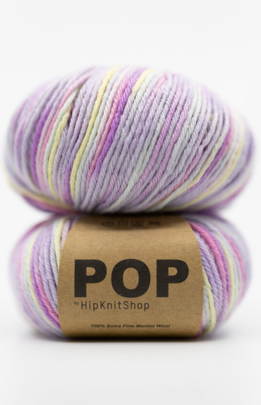 Pop Merino Magic mix - HipKnitShop Håndfarget garn merinoull. Garn i engjørningsfarger. Fargerikt garn nettbutikk