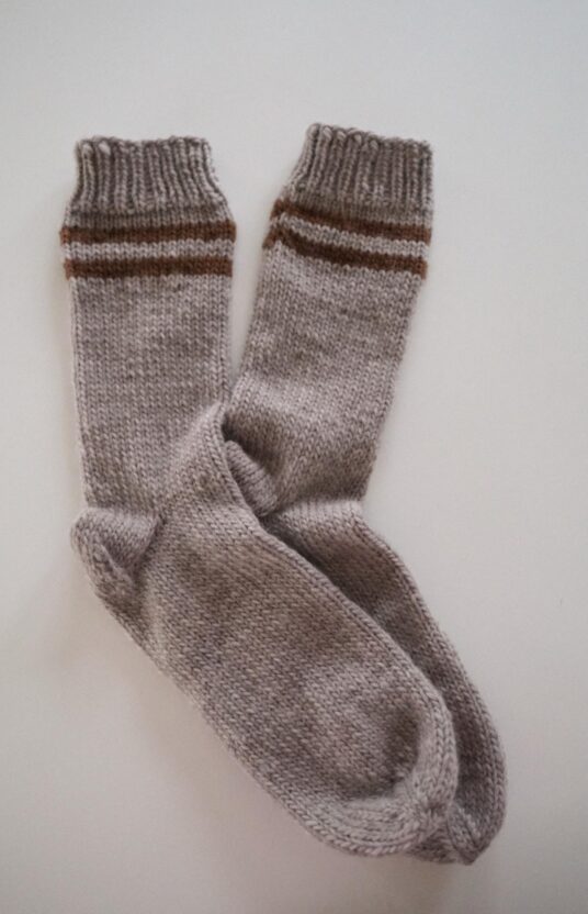 Lester Herring knitting pattern warm wool socks for women and men