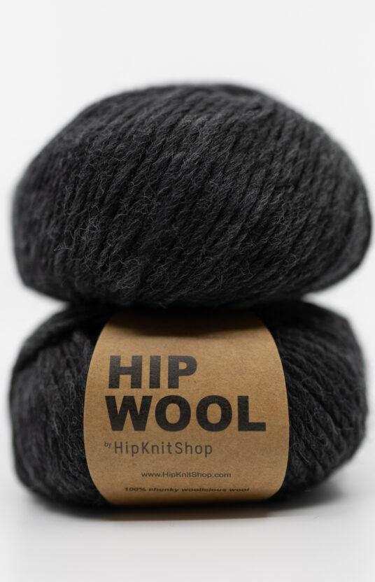 dark gray yarn, thick needles, online yarn store, knitting yarn, Hip Wool 100 % wool yarn, knitting patterns, yarn that's easy to knit with
