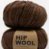 garn bruntoner nettbutikk strikk garn brun Hip Wool 100 % ullgarn strikk på tykke pinner