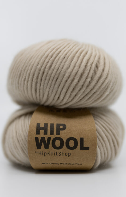 Light beige yarn, thick wool yarn, Hip Wool, cream-colored wool, online store, knitting and yarn