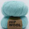 mint farget garn. Fargerikt garn til strikk på pinne 5-8 mm. nettbutikk fargerikt garn mint hip wool