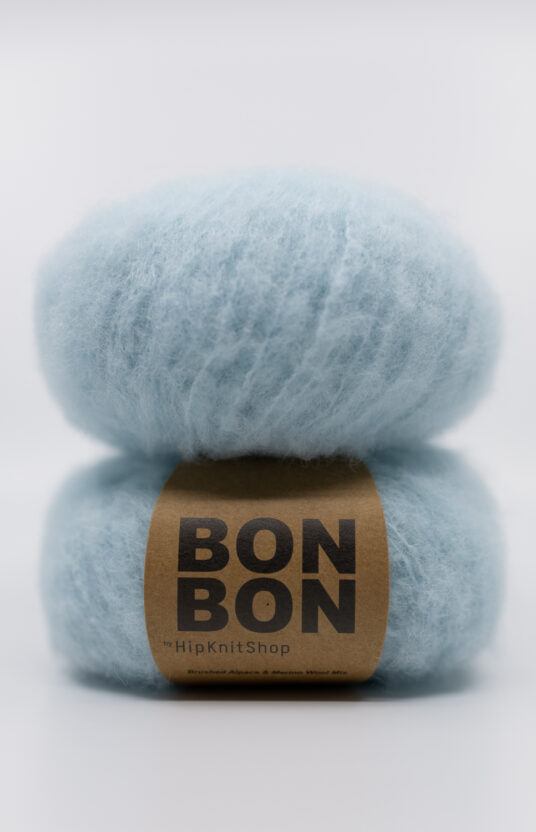 light blue yarn BonBon Brushed alpaca