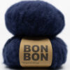 brushed alpaca yarn dark blue bonbon soft yarn