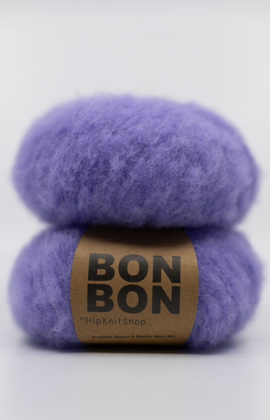 BonBon Brushed alpaca yarn purple