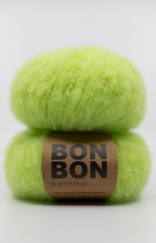 brushed alpaca bonbon light green pear color sorbet pastel green