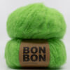 bright green yarn brushed alpaca bonbon