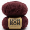 brushed alpaca yarn burgundy red color soft yarn