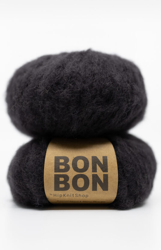 brushed alpaca yarn black bonbon soft yarn