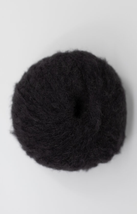 brushed alpaca yarn black bonbon soft yarn black soft yarn