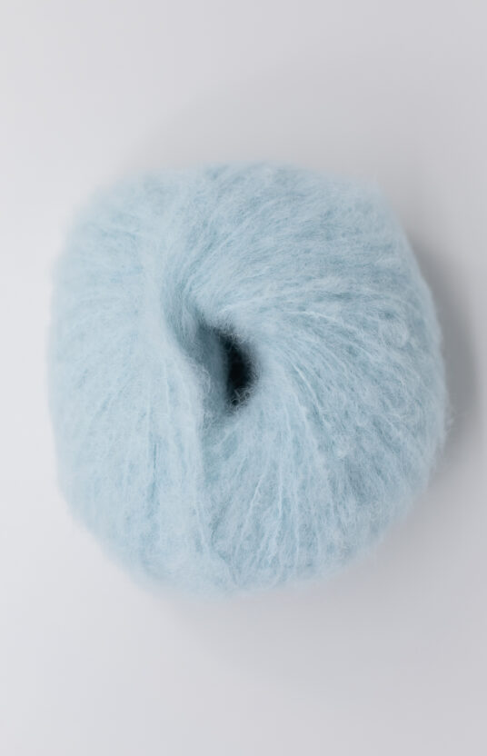 light blue yarn BonBon Brushed alpaca