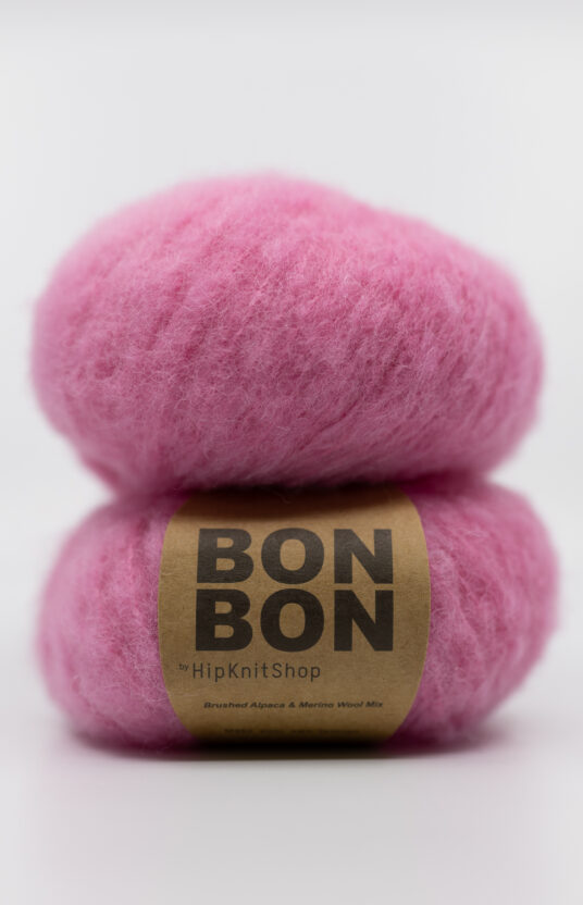 Brushed alpaca bonbon pink