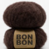 brushed alpaca yarn dark brown color soft yarn neutral colors