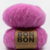 bright pink yarn brushed alpaca bonbon