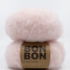 light pink brushed alpaca yarn bonbon