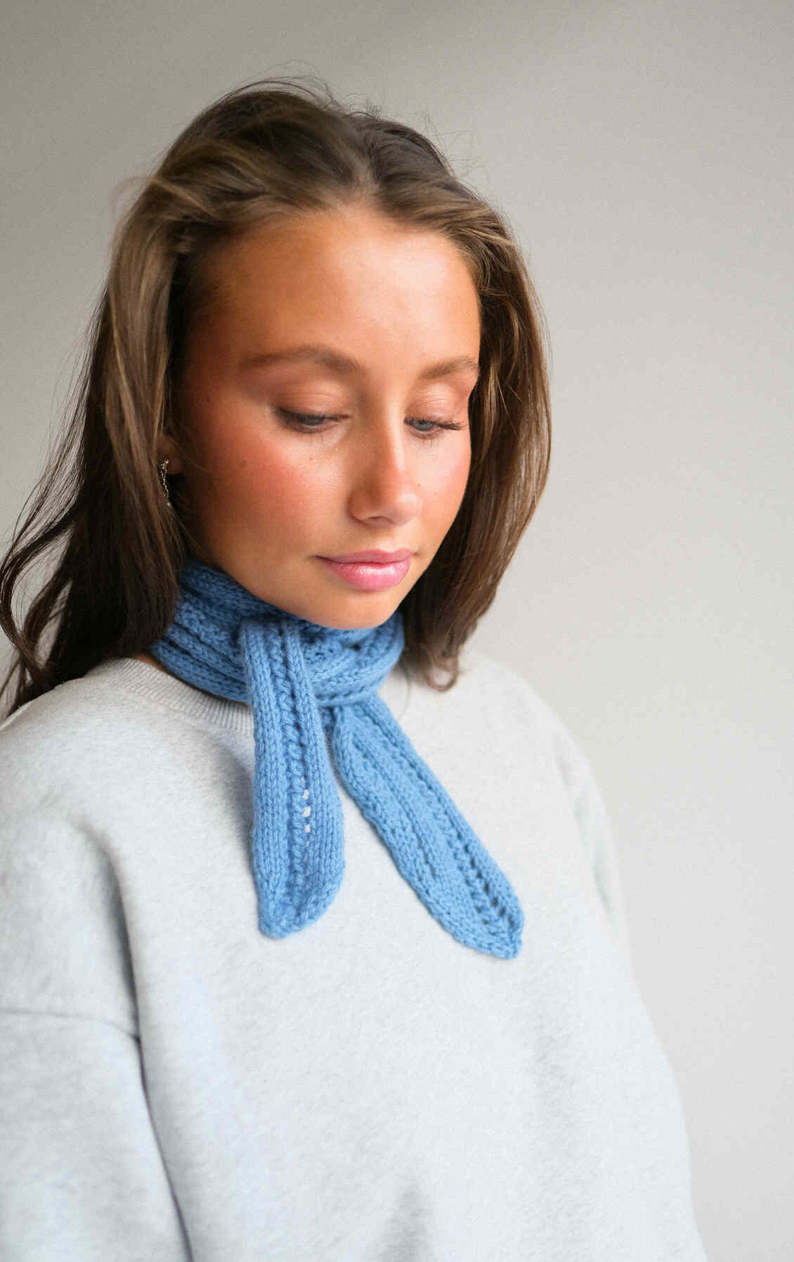 Love Scarf knitting pattern - HipKnitShop Knitting pattern for a small scarf. Knitted shawl pattern. Popular small scarf shawl pattern.
