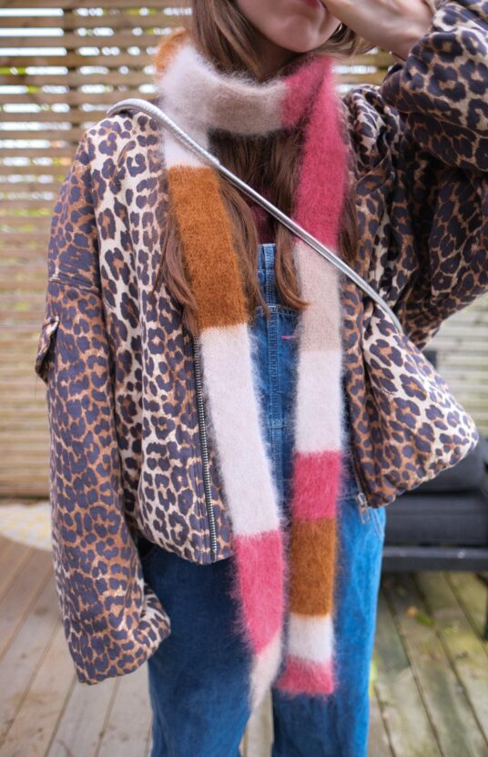 thin scarf with stripes knitting pattern and yarn mohair scarf easy knit