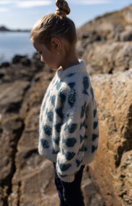 knitting pattern sweater kids fishy. knitting sweater with fisherman. fisherman sweater kids brushed alpaca
