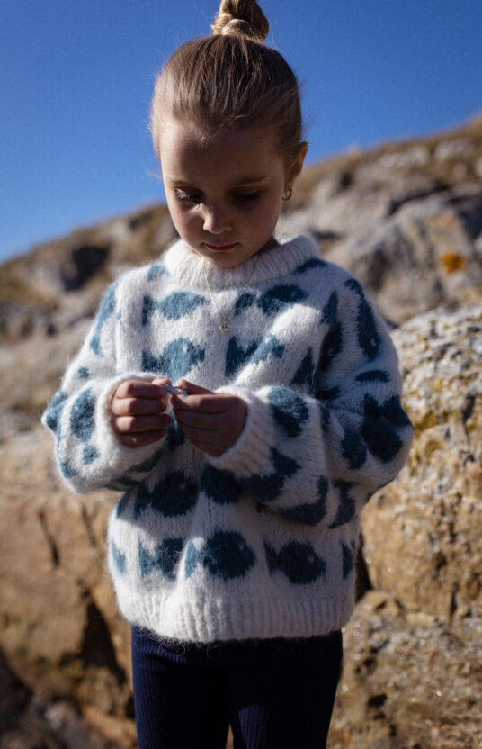 knitting pattern sweater kids fishy. knitting sweater with fisherman. fisherman sweater kids brushed alpaca