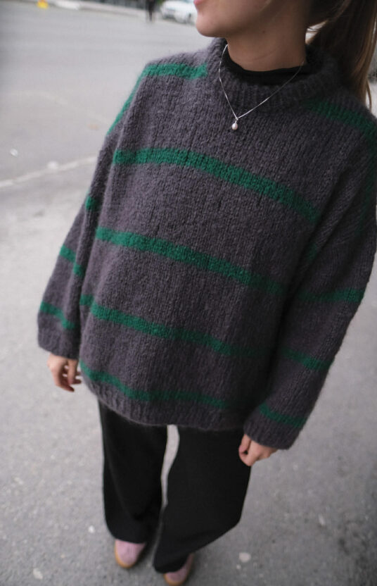 knitting sweater with stripes pattern. knitting pattern striped sweater women pattern. online shop knitting patterns for women